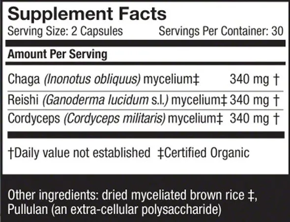 Fungi Perfecti/Host Defense Breathe 60 VegCap