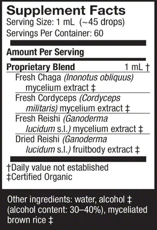 Fungi Perfecti/Host Defense Breathe Extract 2 fl oz Liquid