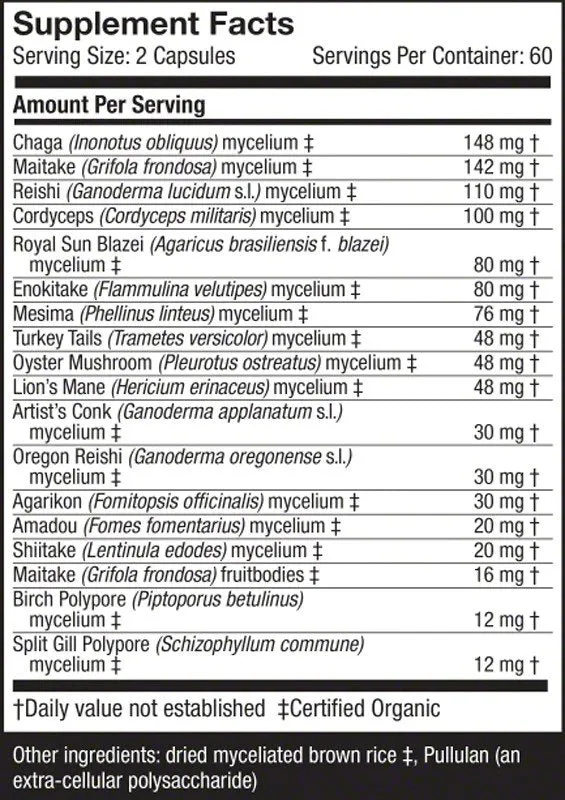 Fungi Perfecti/Host Defense MyCommunity 120 Capsule