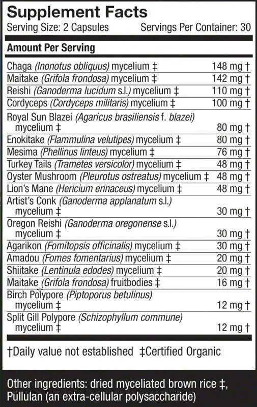 Fungi Perfecti/Host Defense MyCommunity 60 Capsule