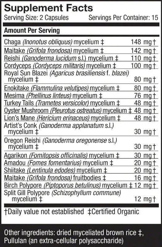 Fungi Perfecti/Host Defense MyCommunity Extract 30 Capsule