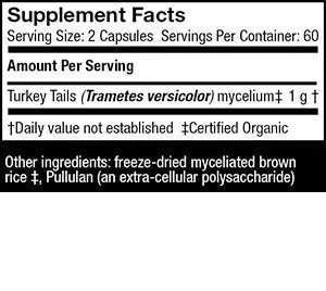 Fungi Perfecti/Host Defense Turkey Tail 120 Capsule