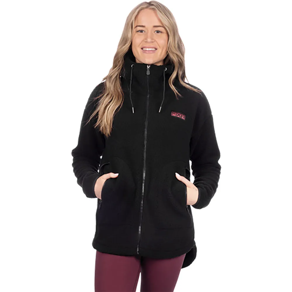 FXR Womens Sapphire Sherpa Jacket Black/Astro Dust