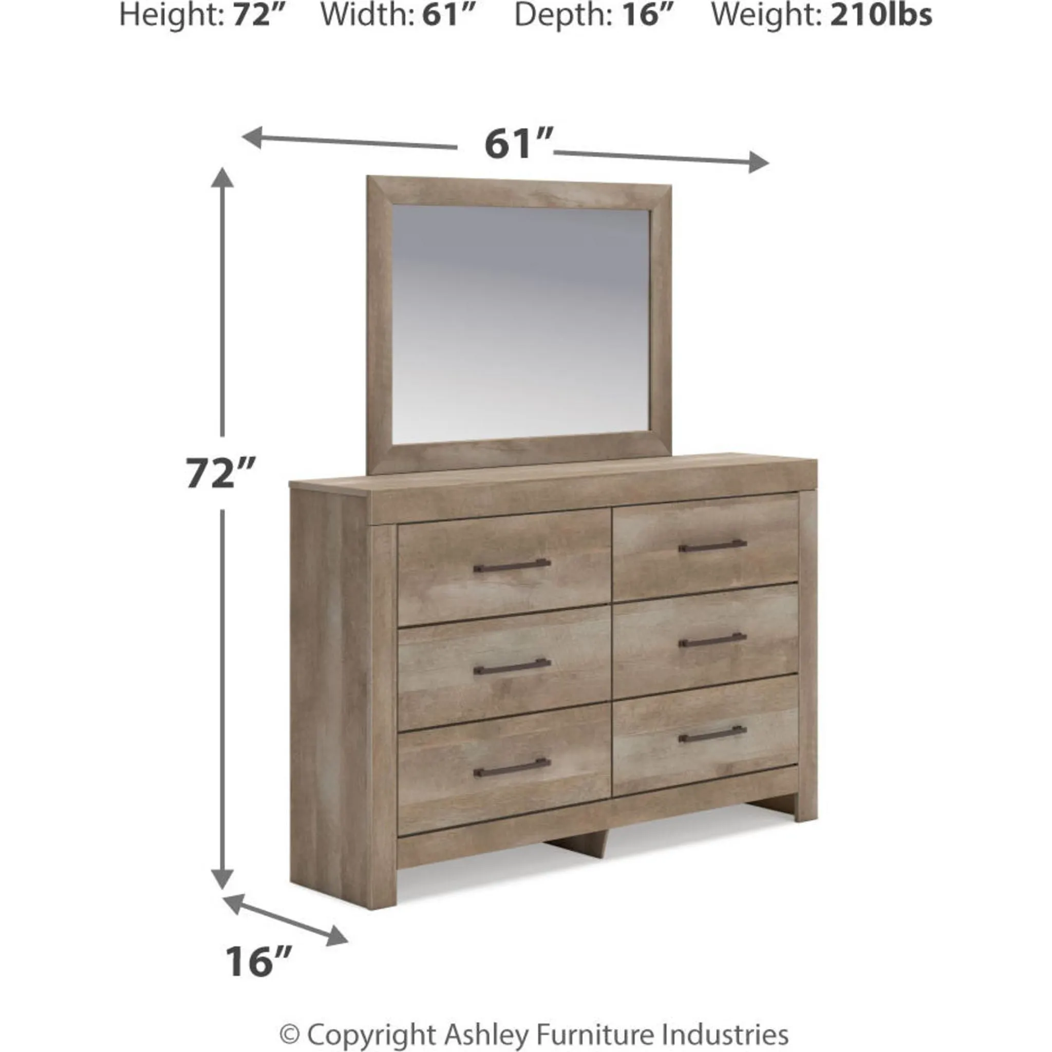 Gachester-Exclusive Dresser and Mirror