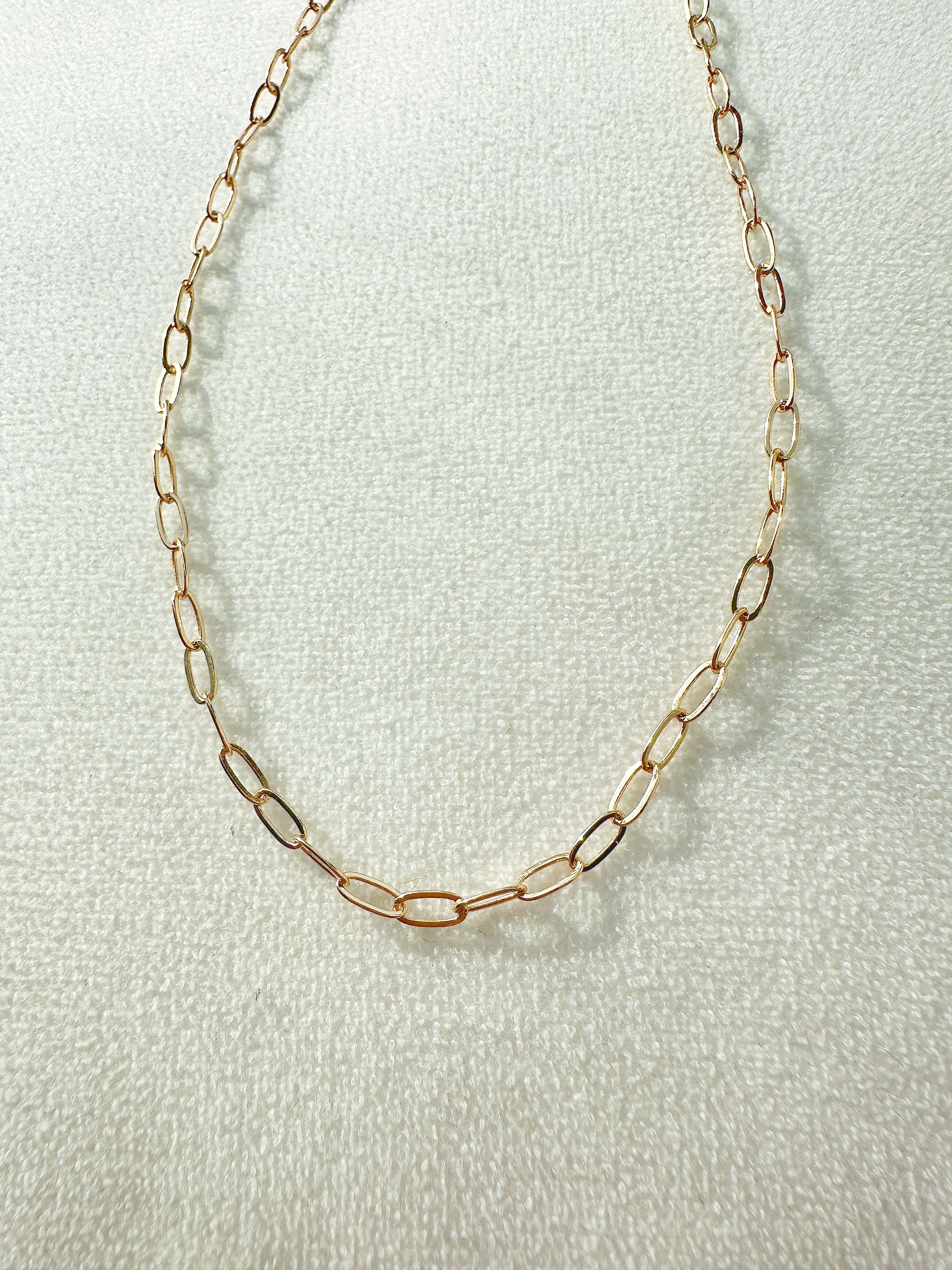 Gold-filled Cable Link Chain Base Necklace