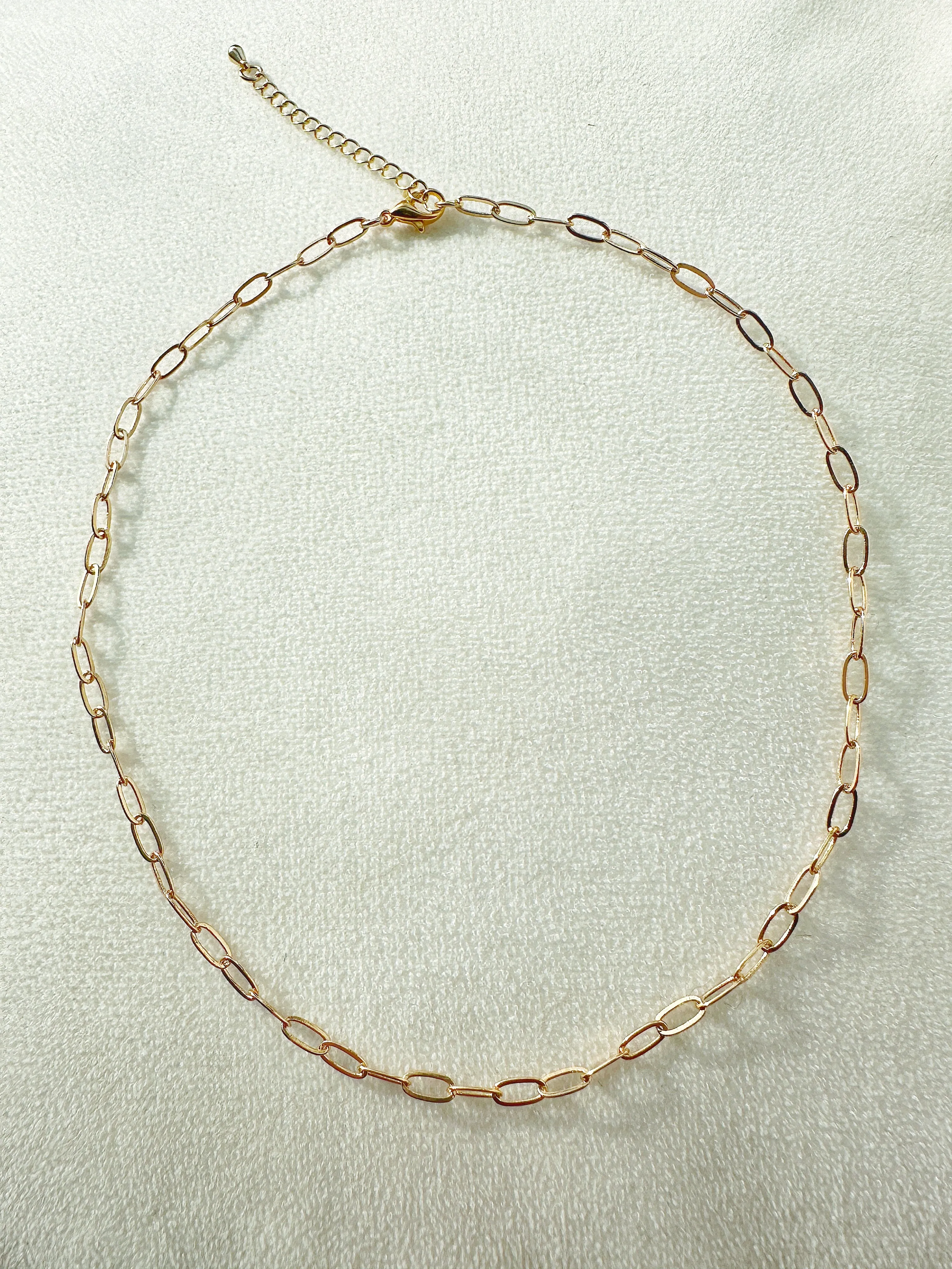 Gold-filled Cable Link Chain Base Necklace