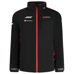 Haas Racing F1 2024 Men's Team Lightweight Rain Jacket - Black