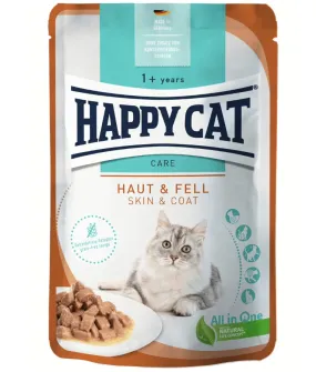 Happy Cat - Meat in Sauce - Care Skin & Coat 85g