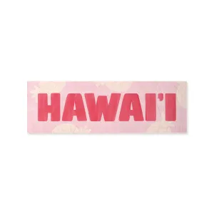 Hawaii Wood Shape, Pink