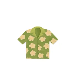 Hawaiian Shirt Wood Shape, Pale Green