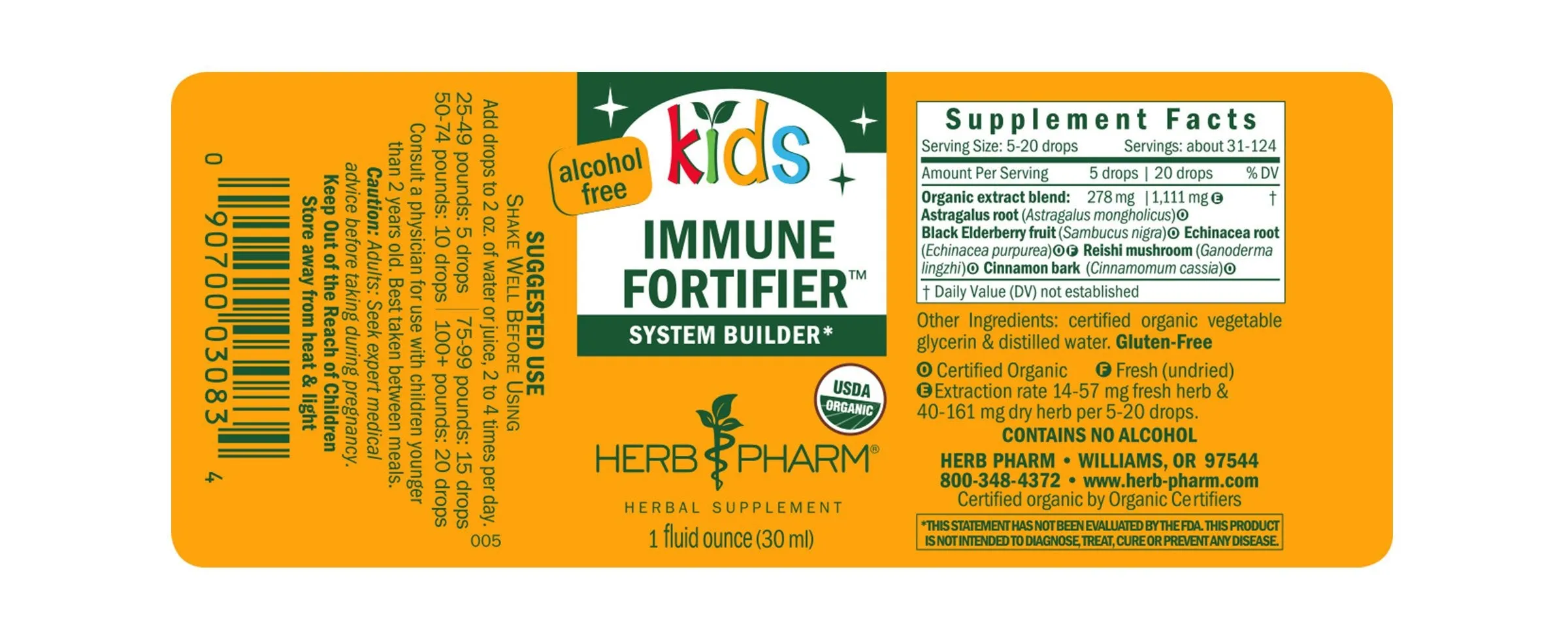 Herb Pharm® Kids Immune Fortifier™ - 1 oz