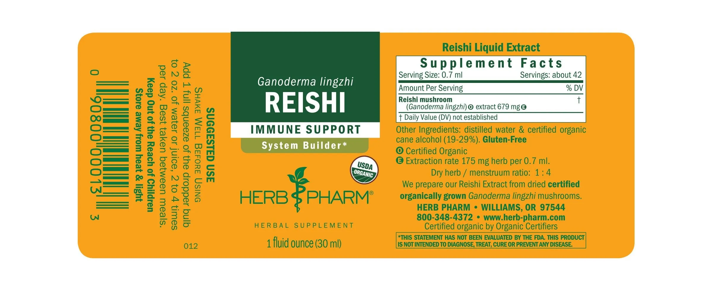 Herb Pharm® Reishi - 1 oz