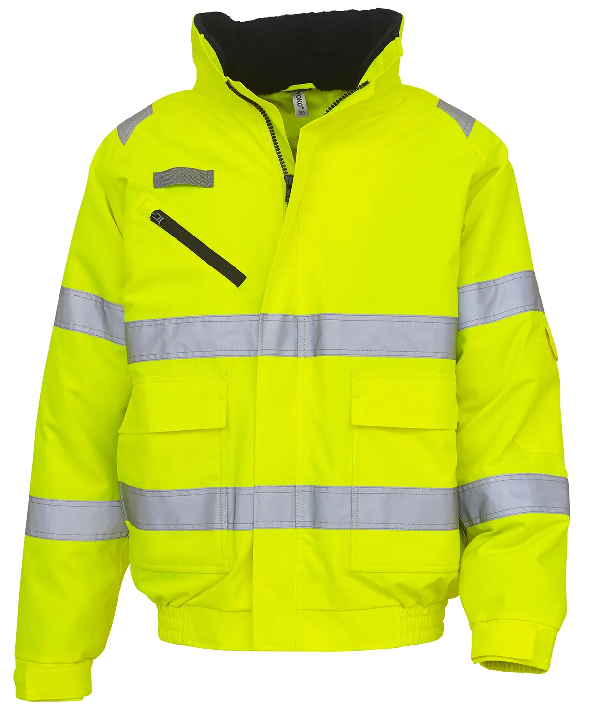 Hi-vis fontaine flight jacket (HVP209) | Yellow