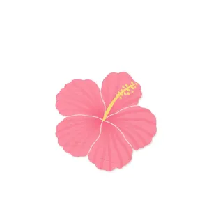 Hibiscus Wood Shape, Pink