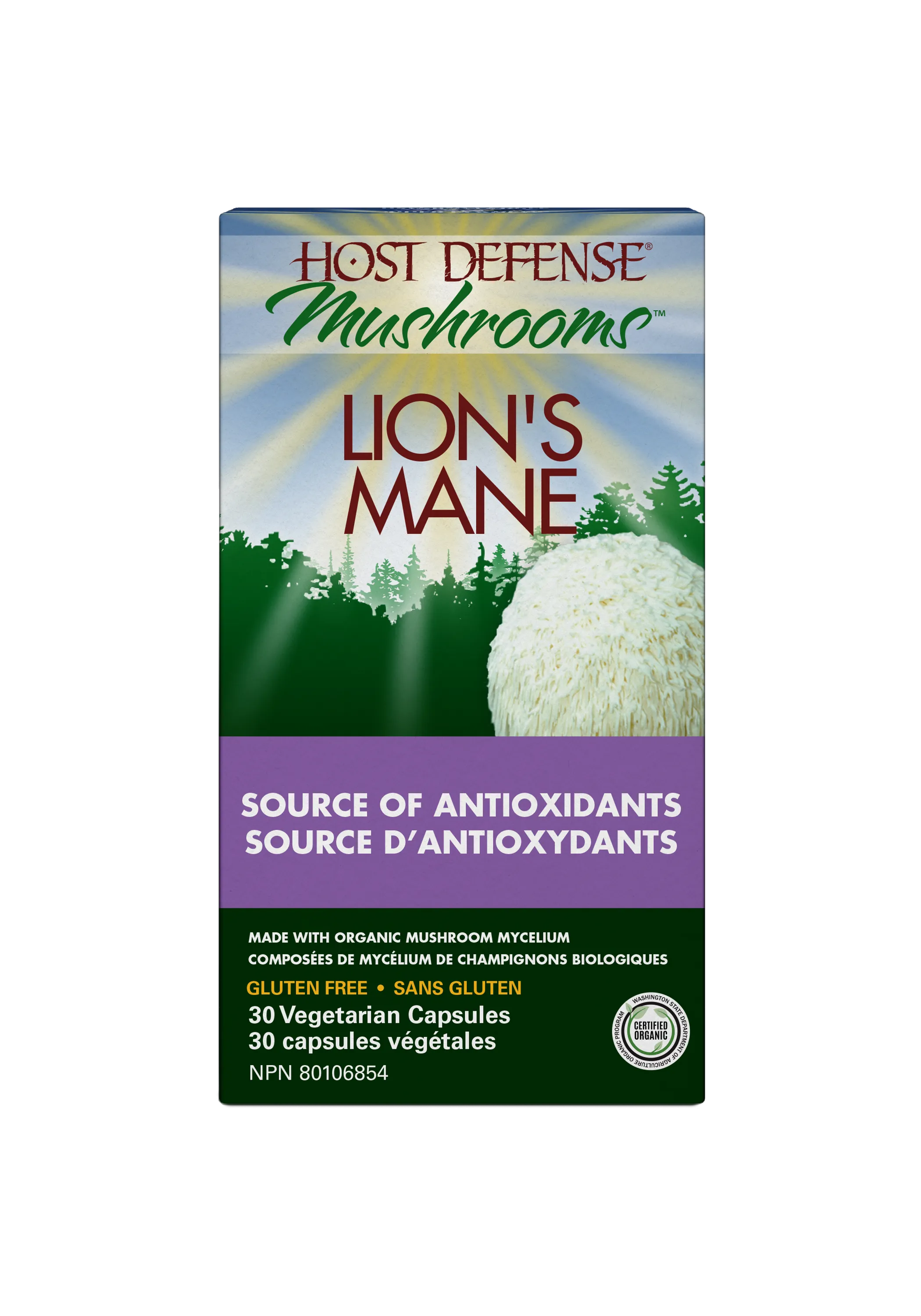 Host Defense Lion’s Mane 30 Capsules