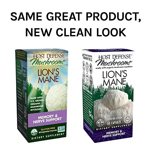 Host Defense Lion's Mane Capsules 60 Count