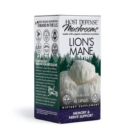 Host Defense Lion's Mane Capsules 60 Count