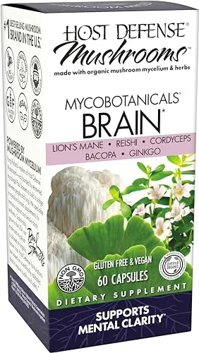 Host Defense MycoBotanicals Brain 60 Capsules