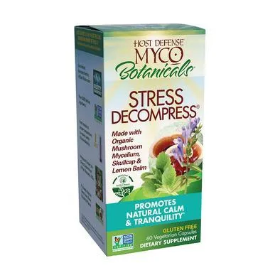 Host Defense® MycoBotanicals® Stress Decompress® - 60 Vegetarian Capsules