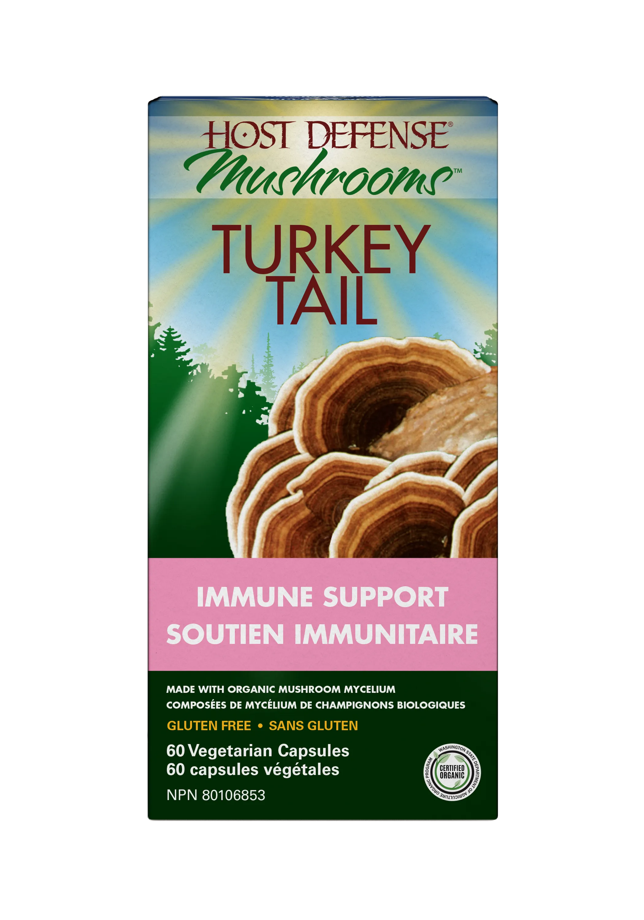 Host Defense Turkey Tail 60 Capsules