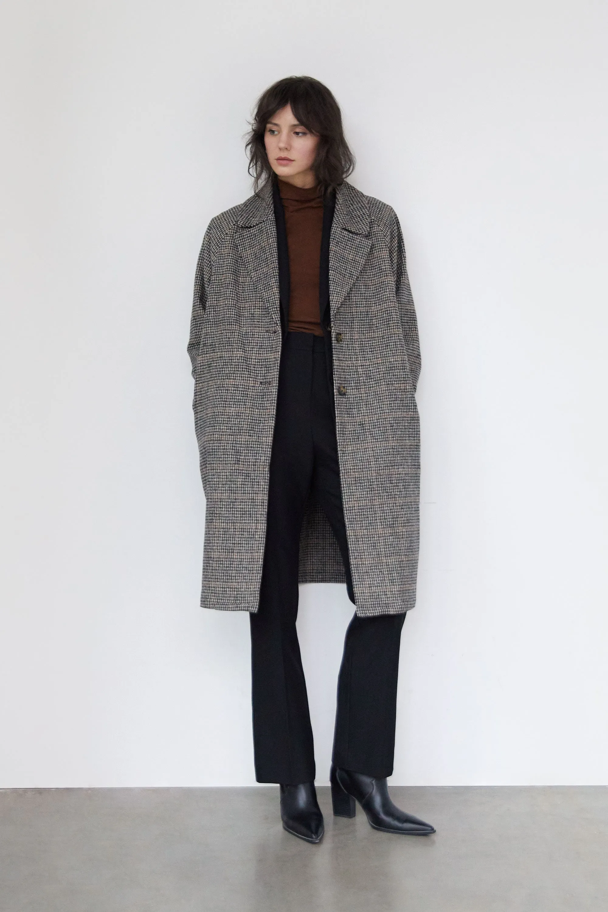 HOUNDSTOOTH COAT