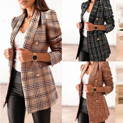 iForgirls 2023 Autumn/Winter Women's Long Sleeve Double Breasted Suit