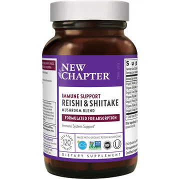 Immune Support Reishi & Shiitake 120 vcaps by New Chapter