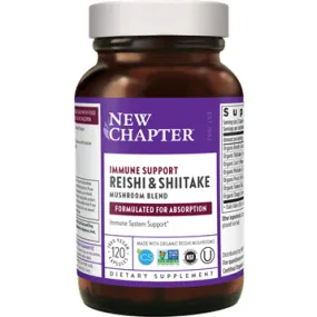 Immune Support Reishi & Shiitake 120 vcaps by New Chapter