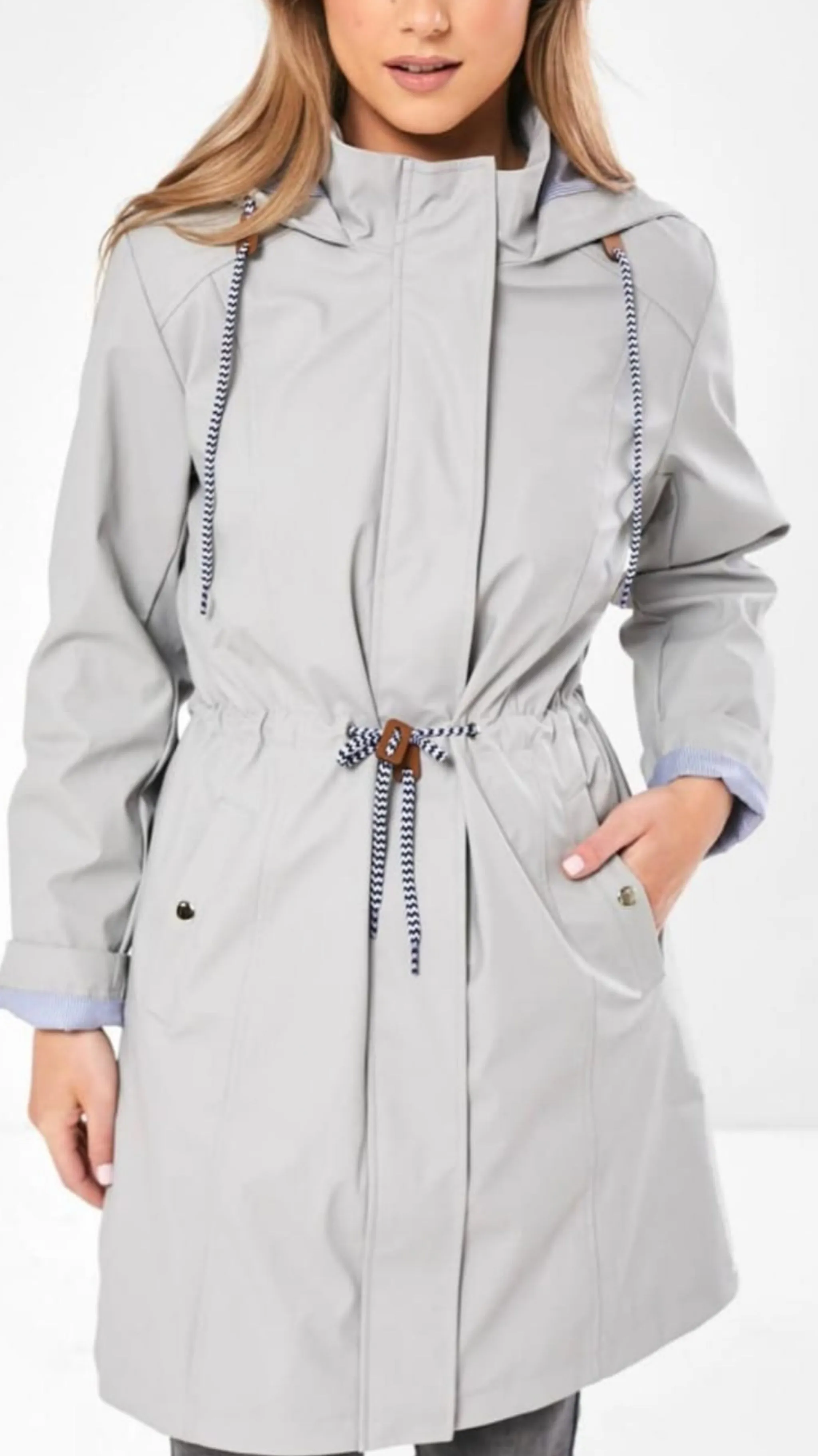 Jenny Grey Raincoat