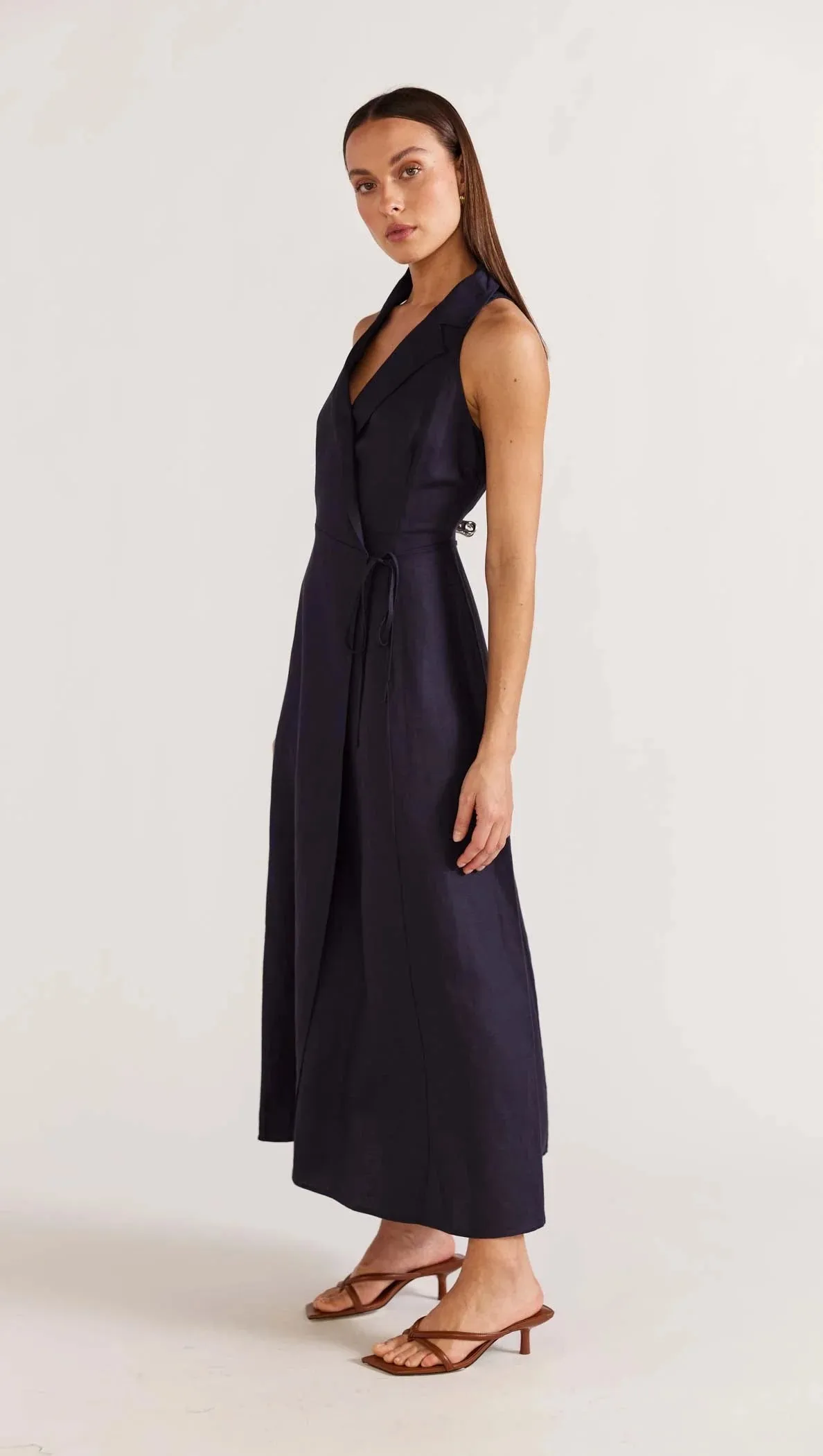 Jori Wrap Midi Dress