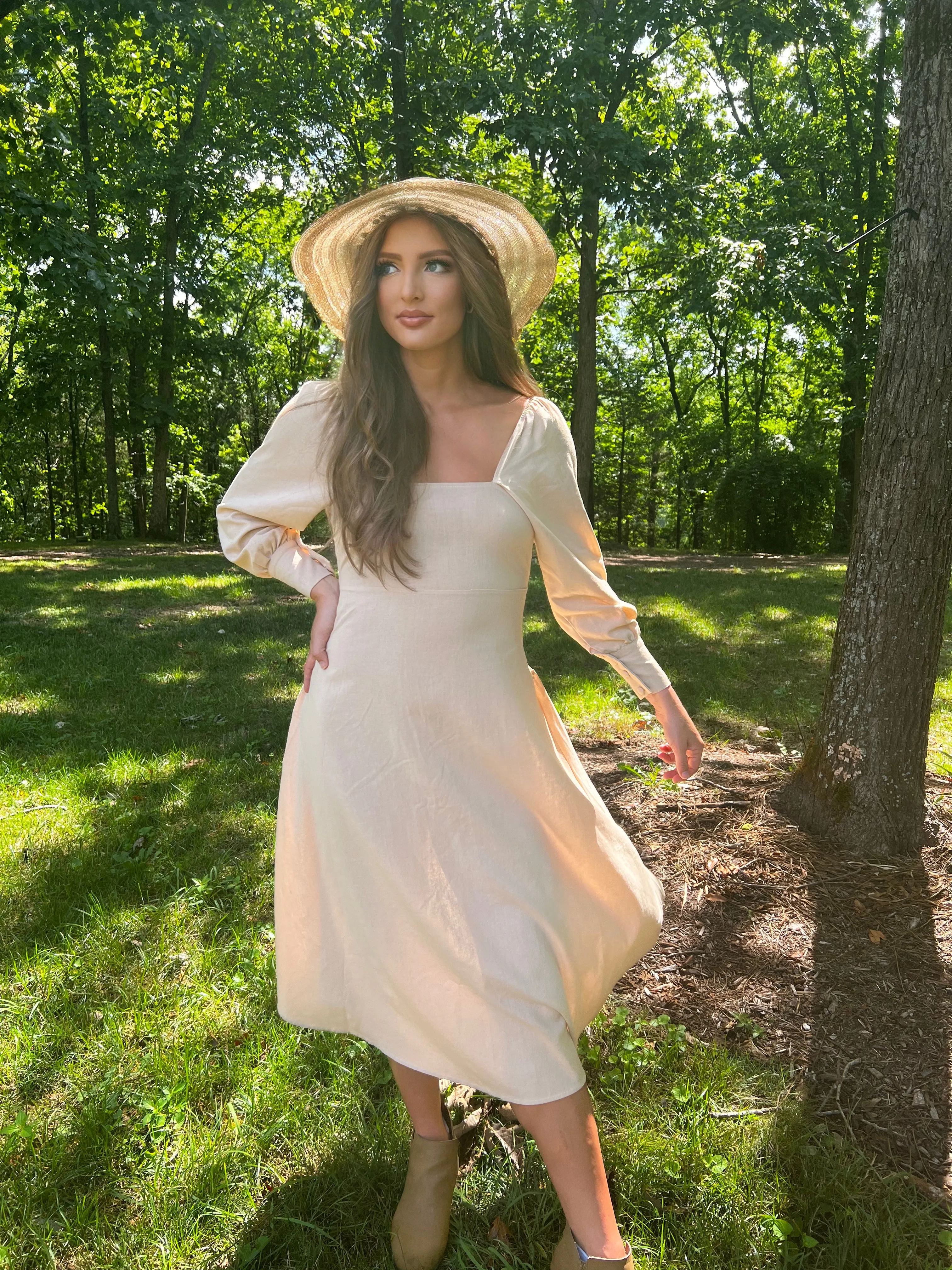 Juniper Dress in Sand