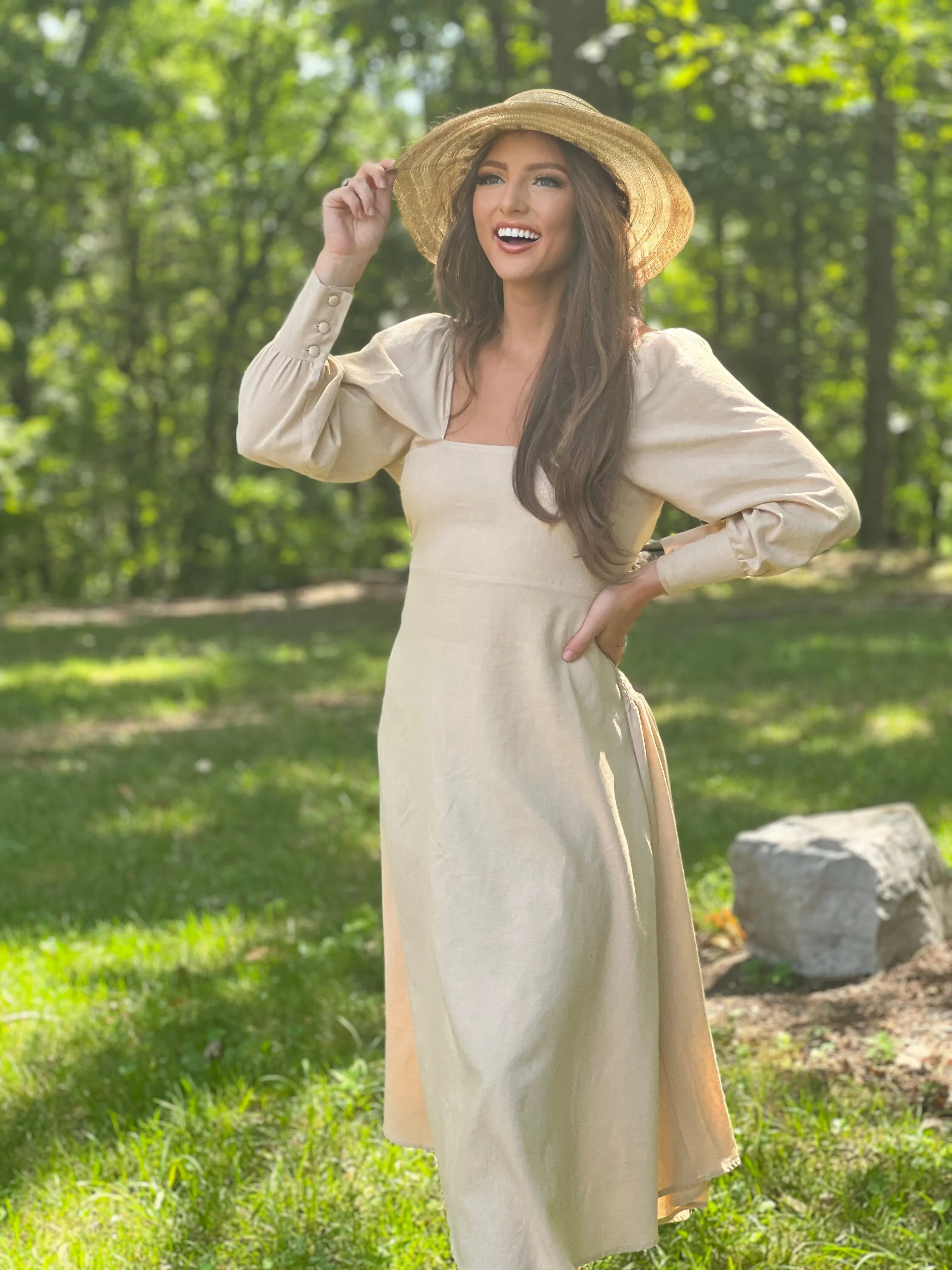 Juniper Dress in Sand