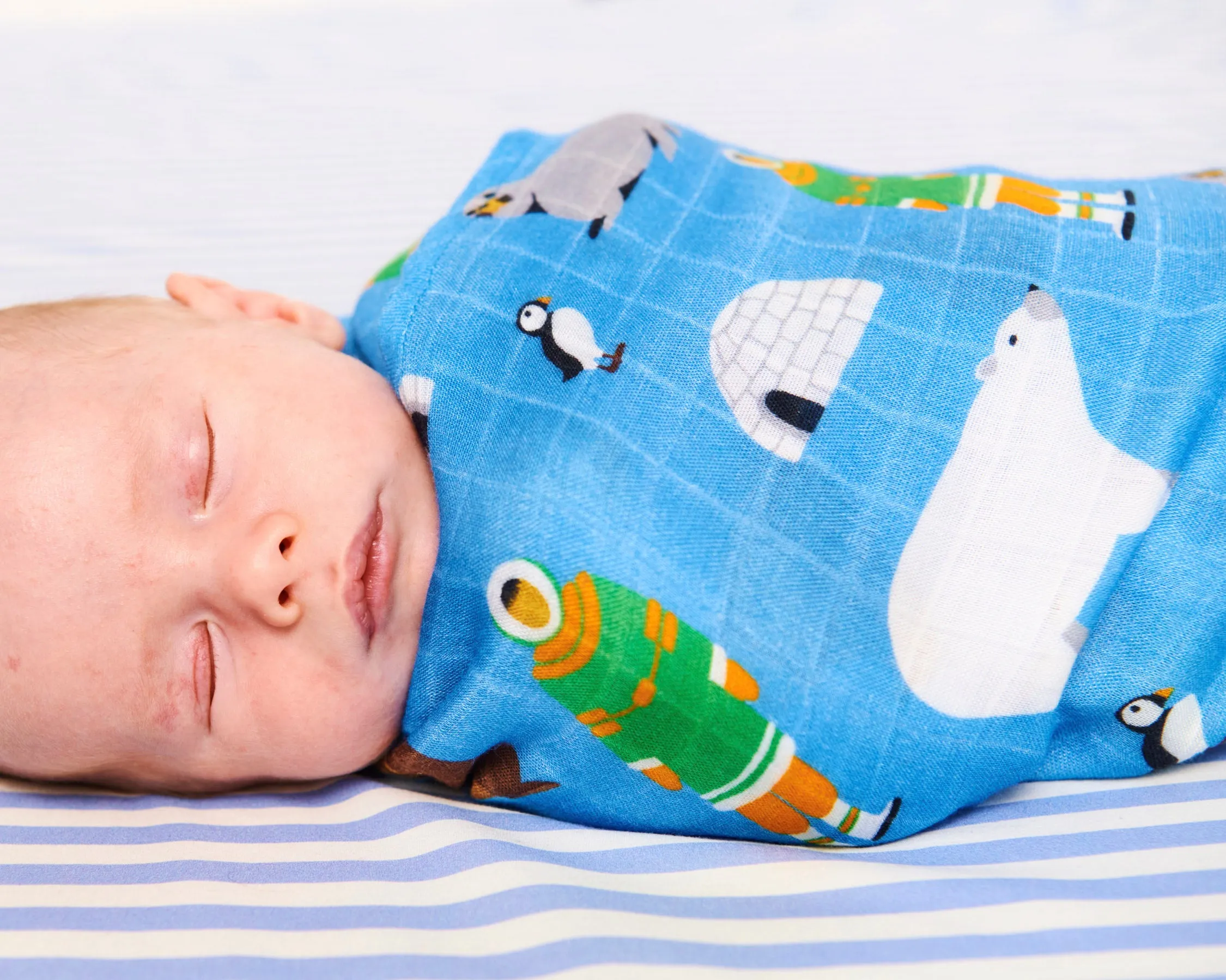 Kip & Co Arctic Circle Bamboo Swaddle