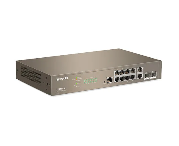 L3 Managed Switch, 10 Port Ethernet. 2 SFP