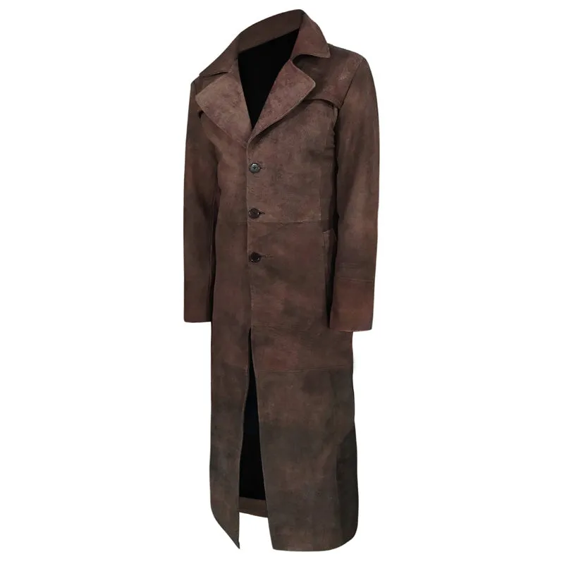 Leather Duster Coat For Men