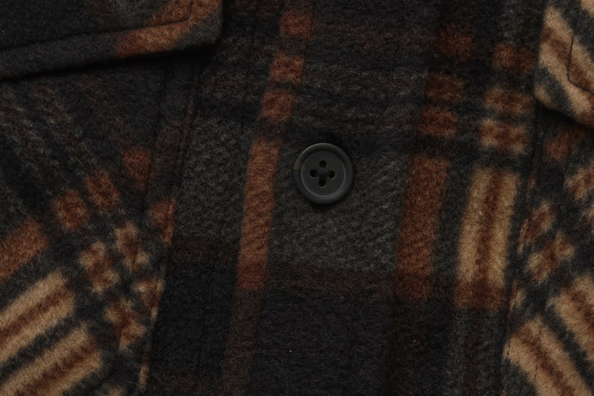 Lined , Brushed, warm, Shirt Jacket