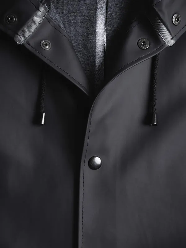 Long Black Stockholm Raincoat