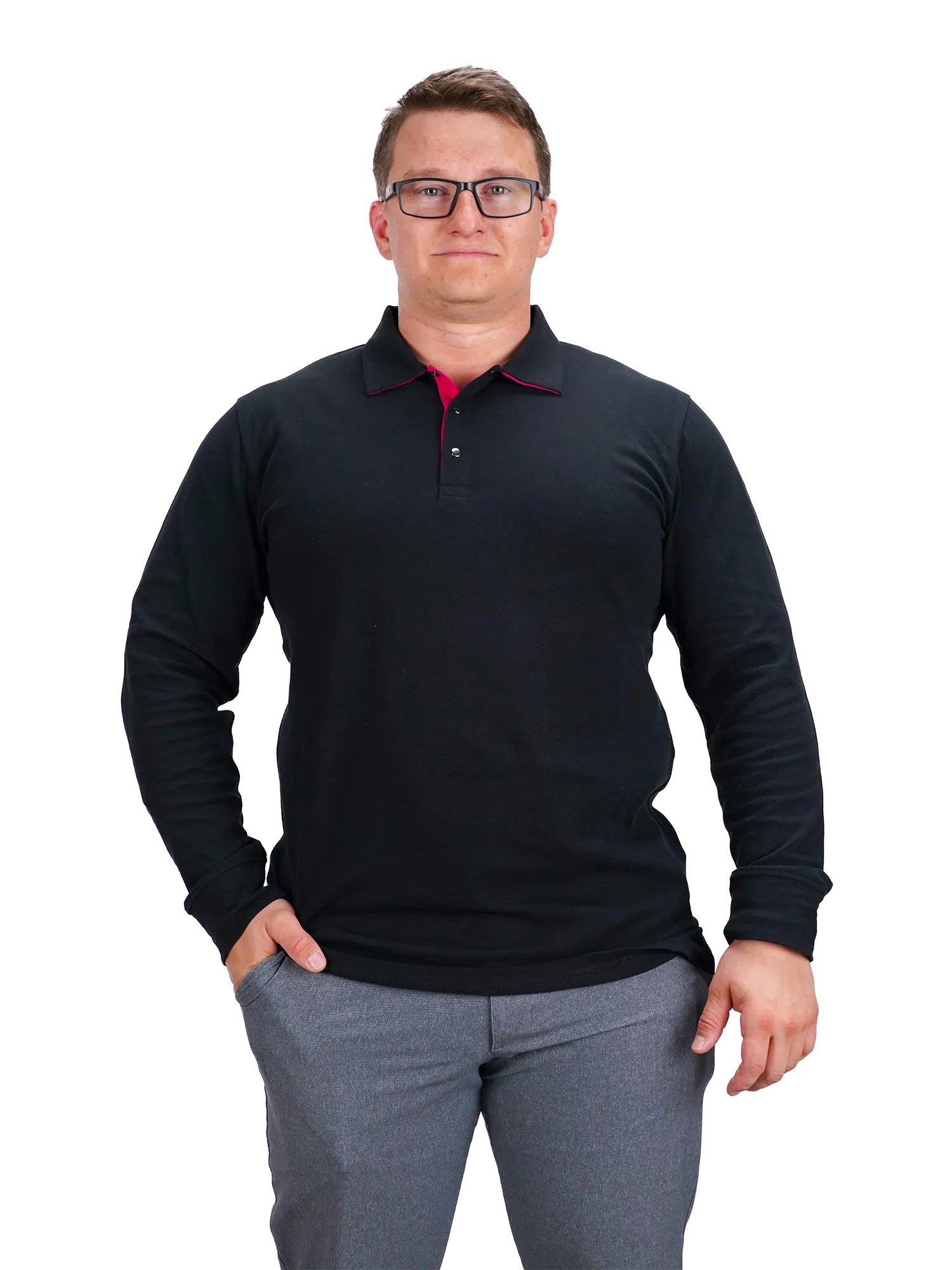 Long Sleeve Polo Shirt