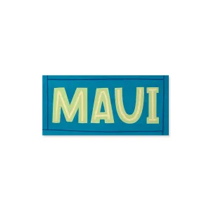 Maui Wood Shape, Blue