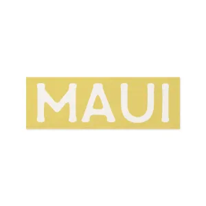 Maui Wood Shape, Yellow