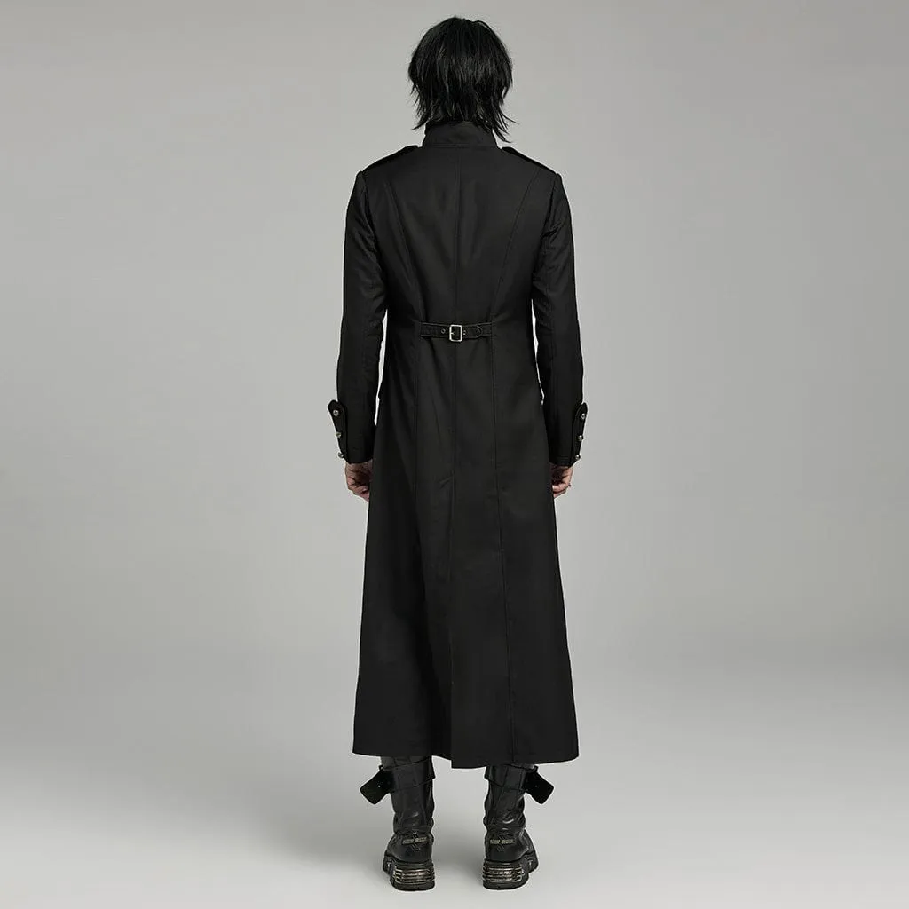 Men's Gothic Stand Collar Big-pocket Coat