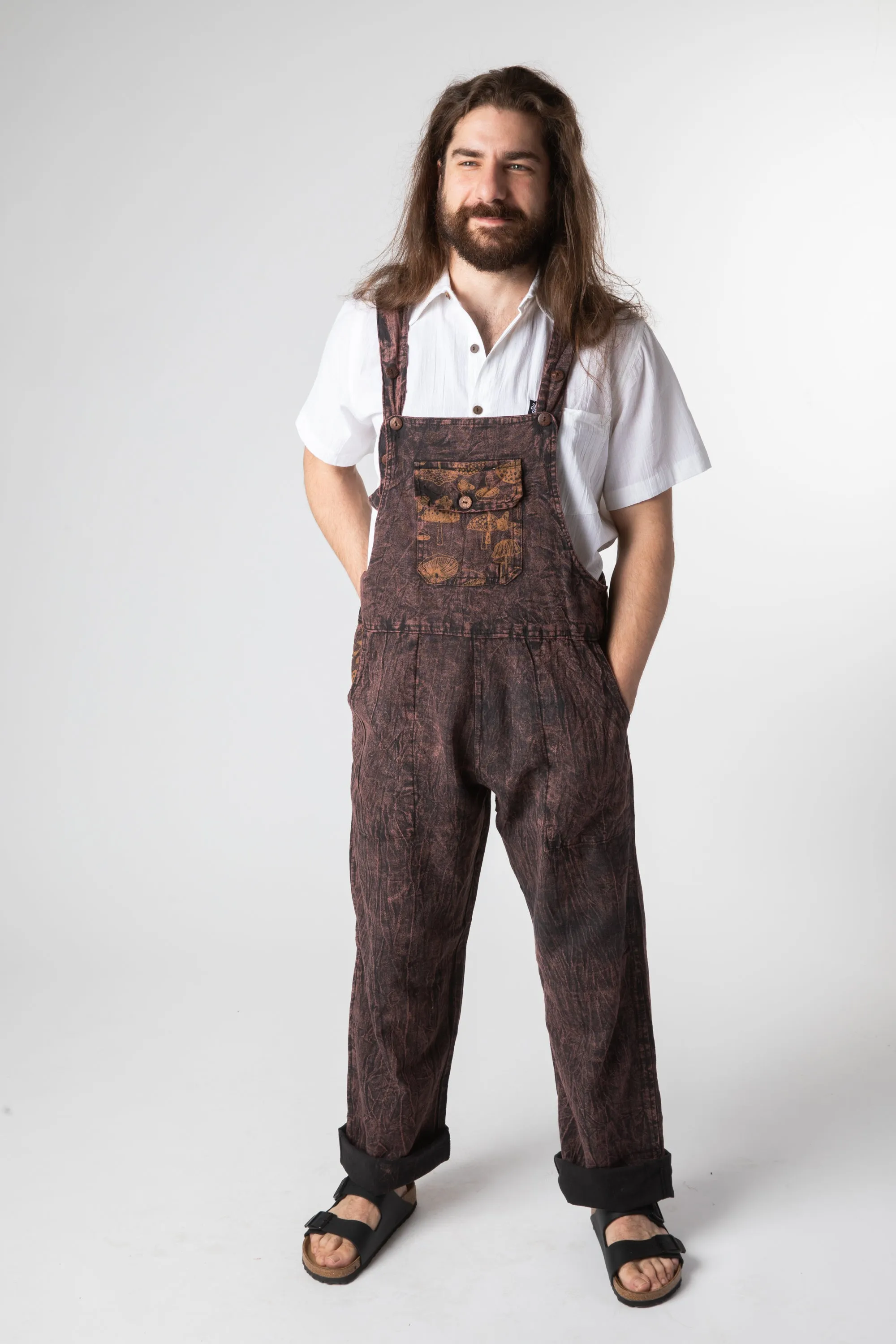 Mens Mushroom Overalls