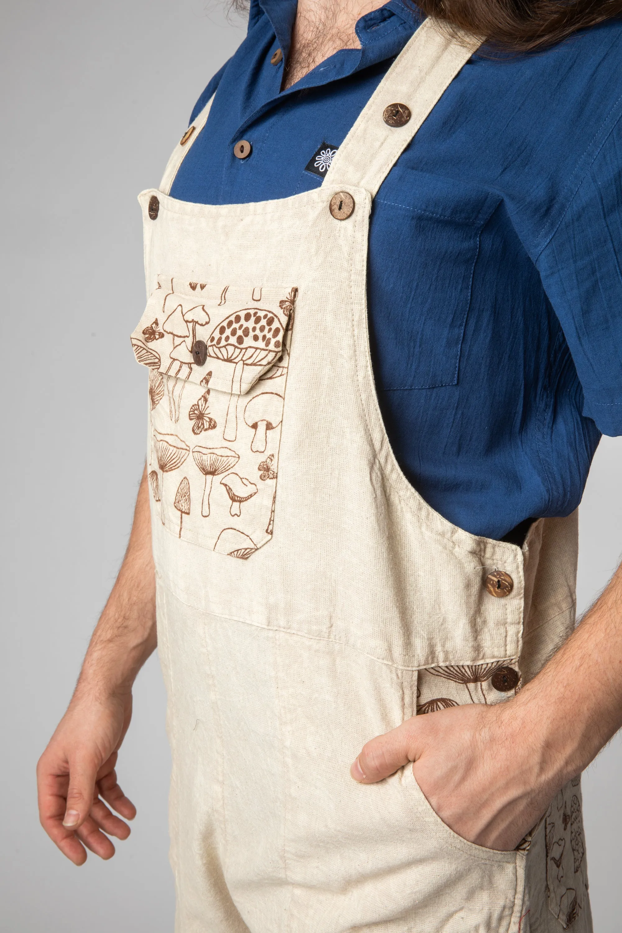 Mens Mushroom Overalls