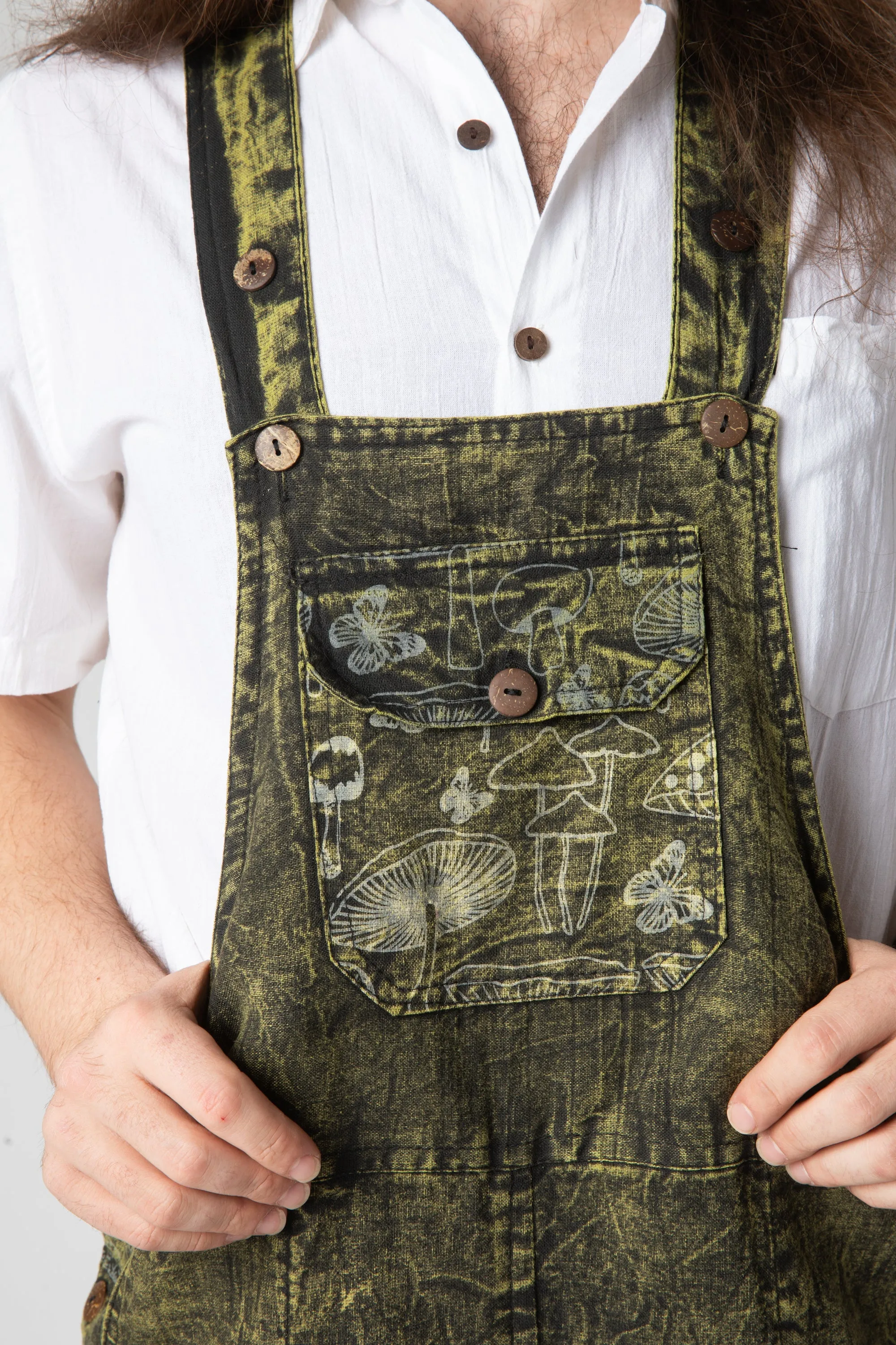 Mens Mushroom Overalls