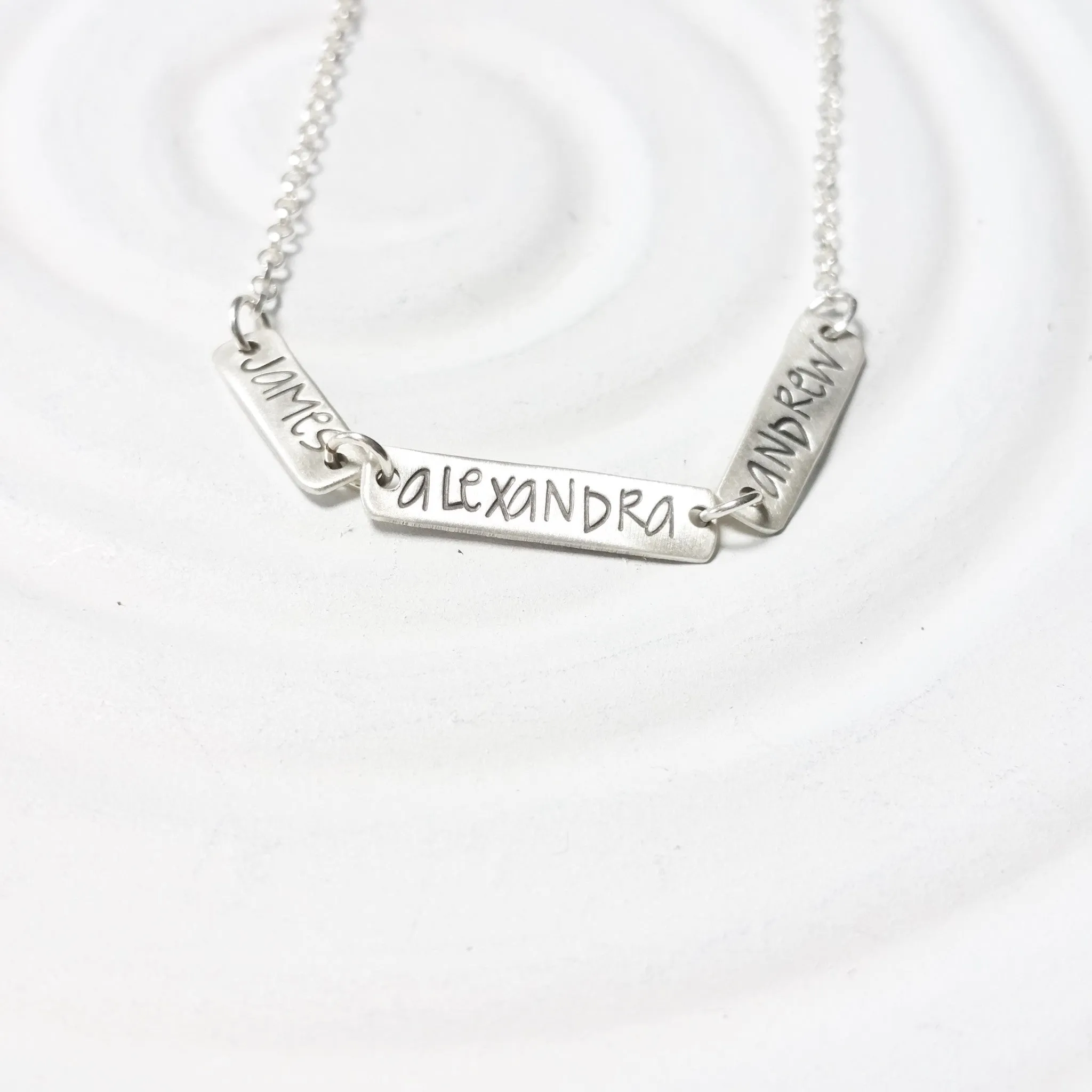 Mini Linked Name Necklace | Multi Name Necklace