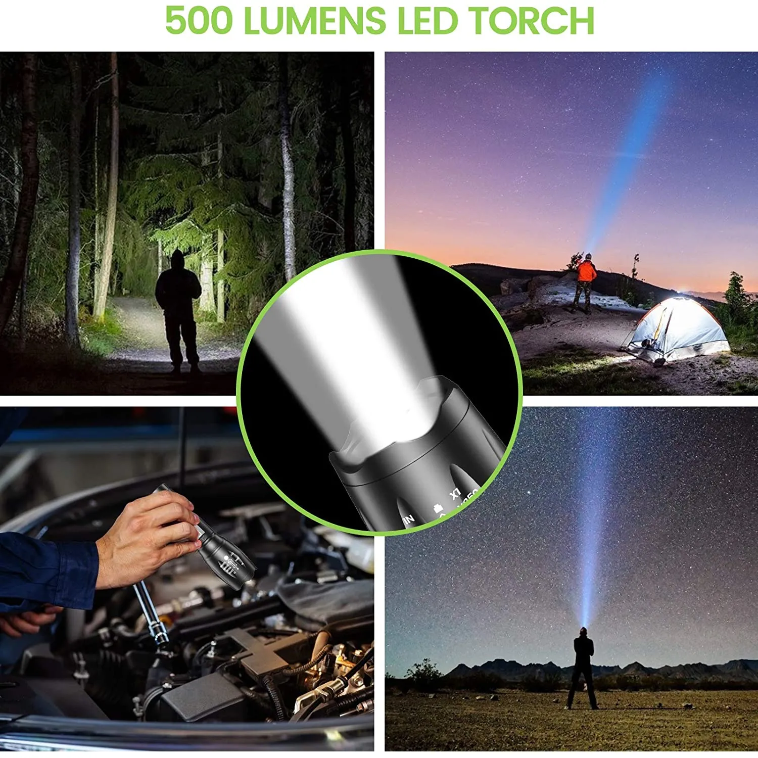 MOWETOO UV Flashlight | 2 In 1 395Nm LED Flashlight With UV Light