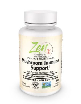 Mushroom Immune Support Supplement 60 Vcaps