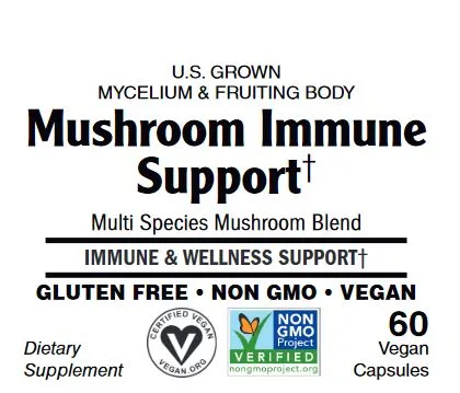 MUSHROOM IMMUNE SUPPORT†