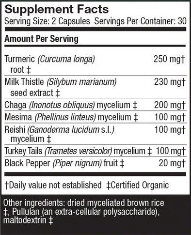 MycoBotanicals® Liver -60 Vegetarian Capsules