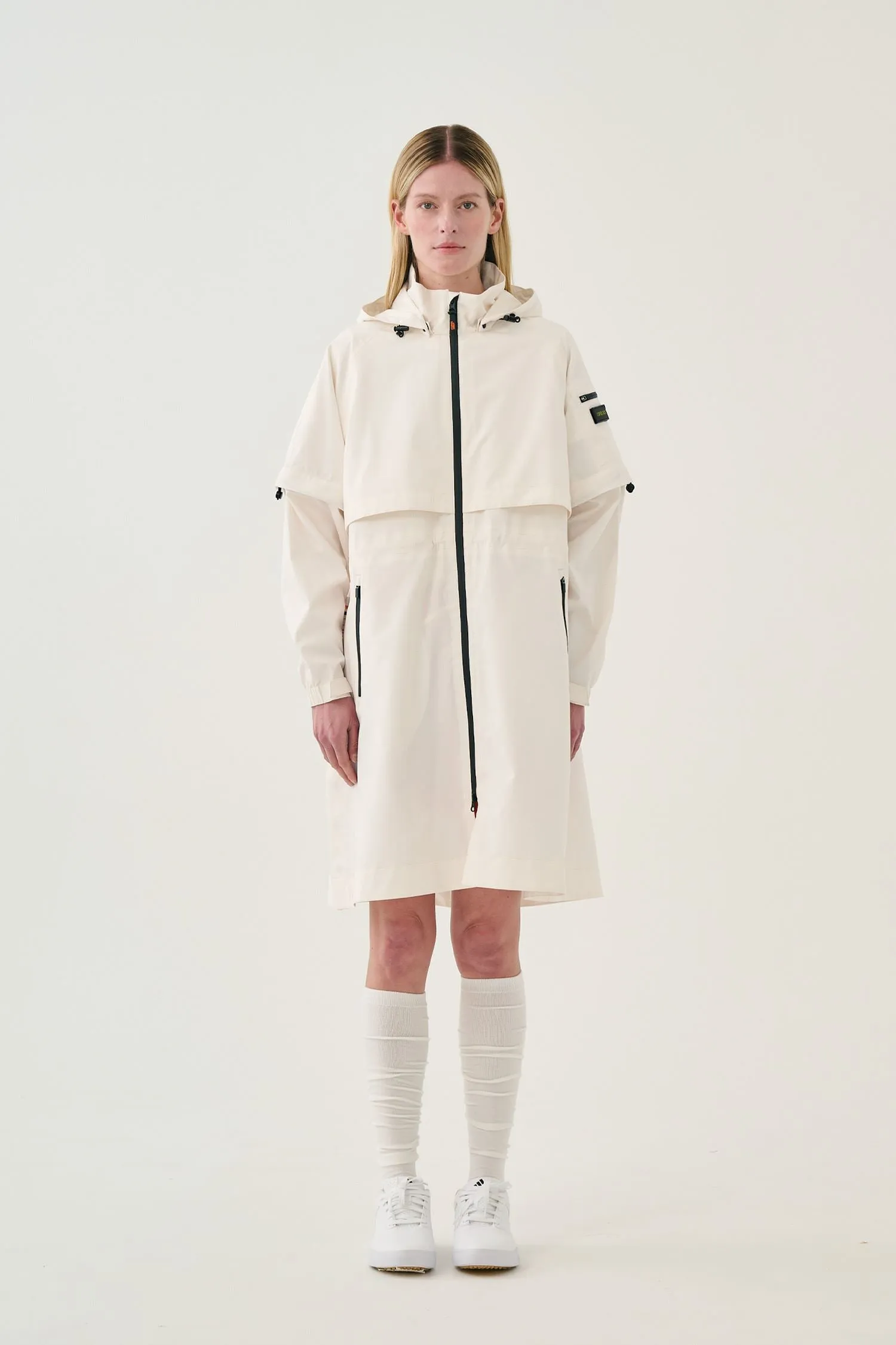 NEO SWING Womens Golf Raincoat - CREAM